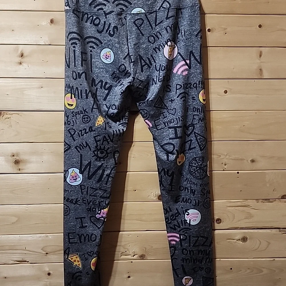 Justice Girls Leghings Size 18 Emojis
